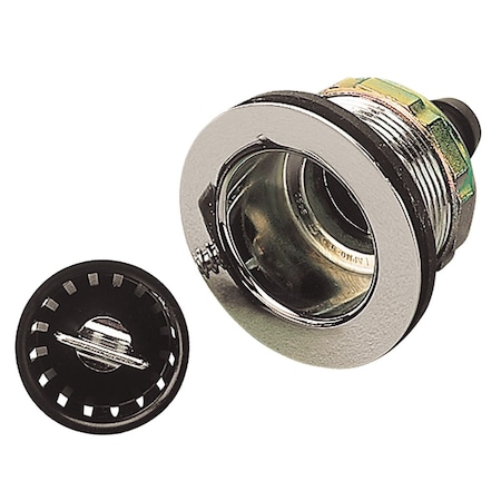 Sea-Dog Sink Drain w/Strainer f/2 Openings - 5/8 Barb 517526-1